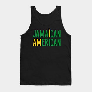 I Am Jamaican American - Jamaica and America Pride Tank Top